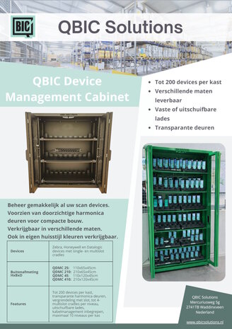 QBIC device management cabinet 410