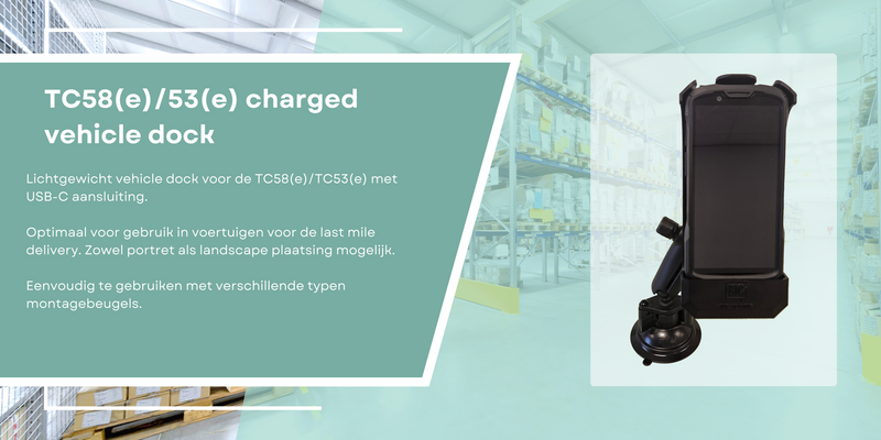 Charged vehicle dock Zebra TC58(e)/53(e)