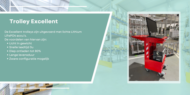 Mobiele werkplek magazijn