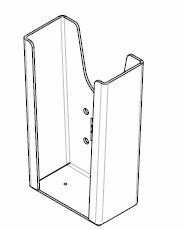 Passive readable front cradle for Zebra MC93xx
